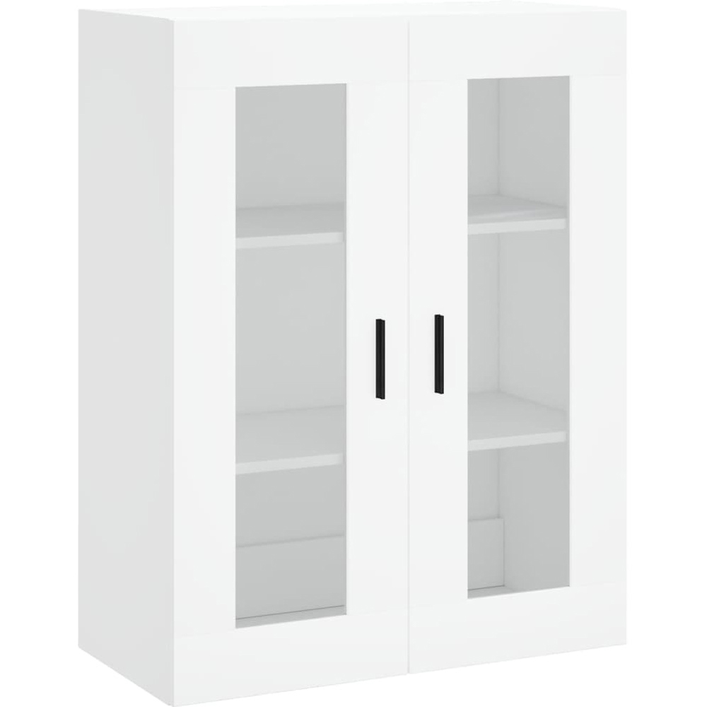 vidaXL 4 Door White Highboard Image 5