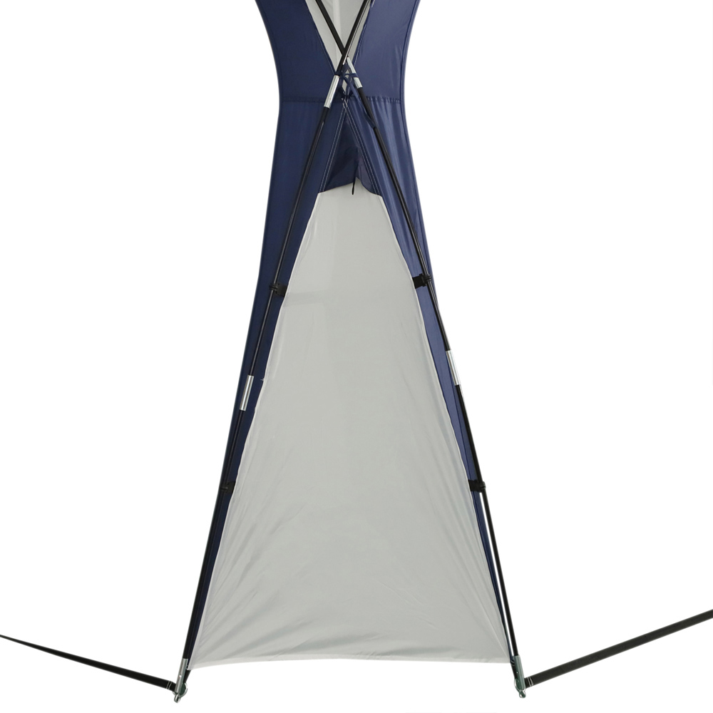 Outsunny Blue Dome Gazebo Camping Tent 3.5 x 3.5m Image 4