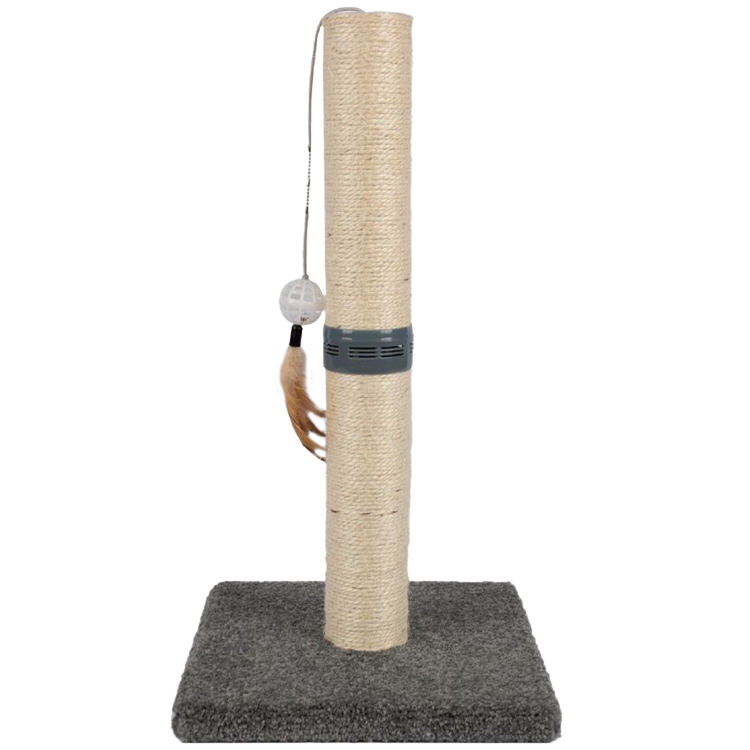 Refillable Catnip Scratching Post Image