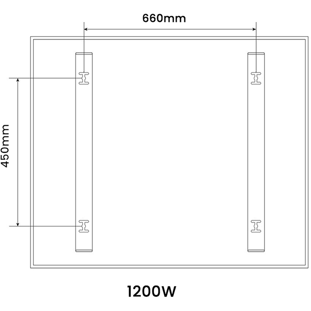 Mirrorstone NXT Gen 1200W Infrared Heating Panel 995 x 1195mm Image 7