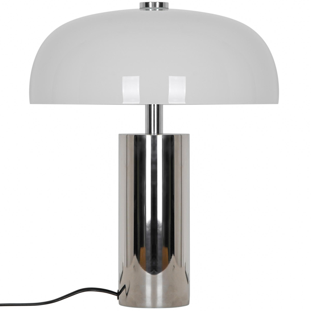 Nordlux Gabrielle Opal Shade Chrome Table Lamp Image 1