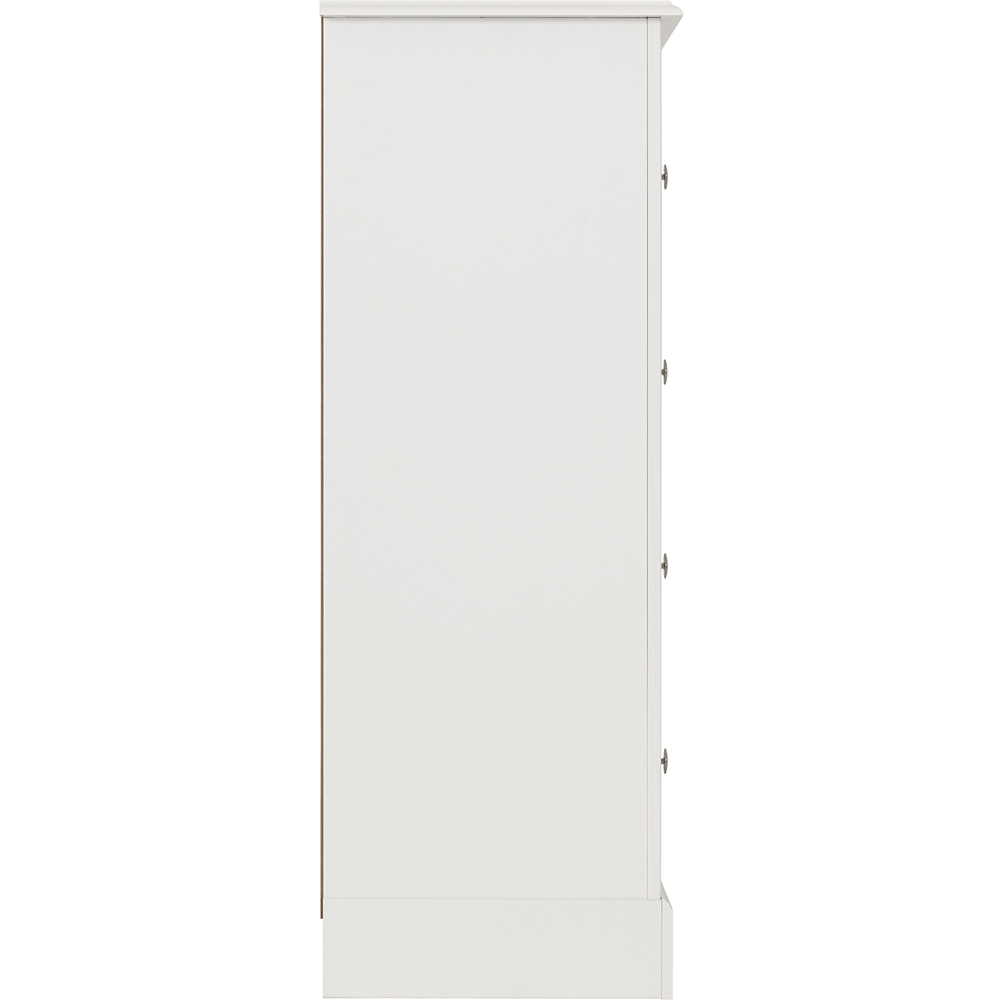 Seconique Stratford 5 Drawer White Storage Chest Image 5