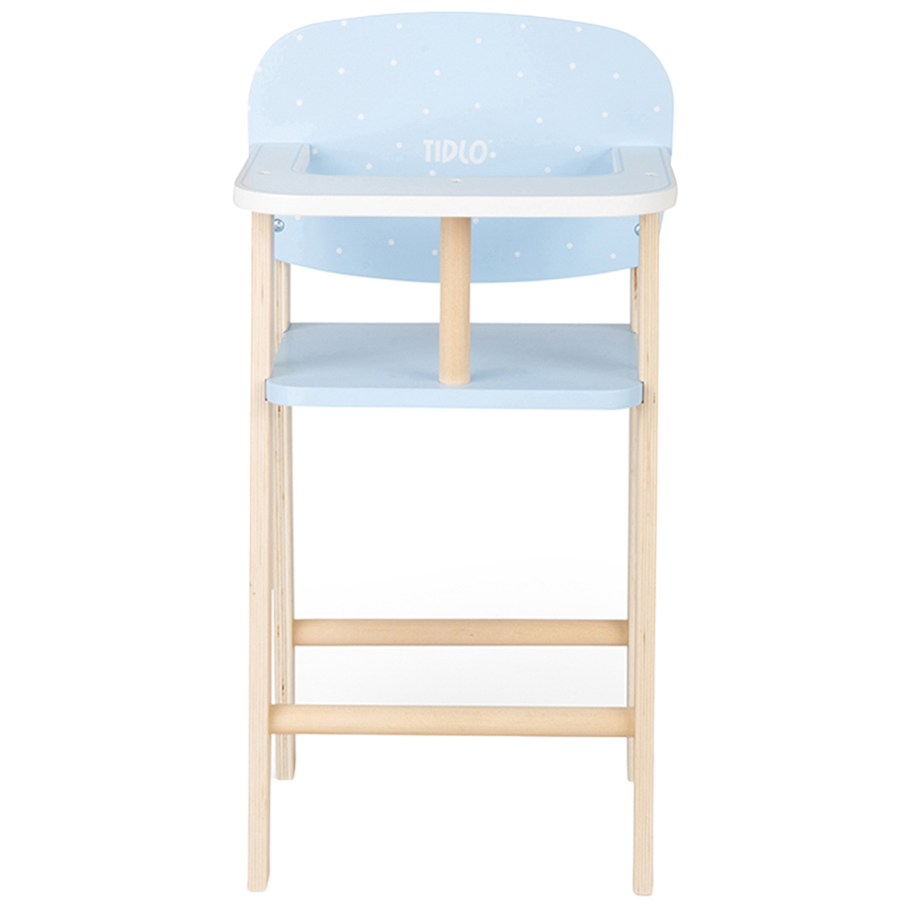 Bigjig Toys Tidlo Dolls High Chair Blue Image 4