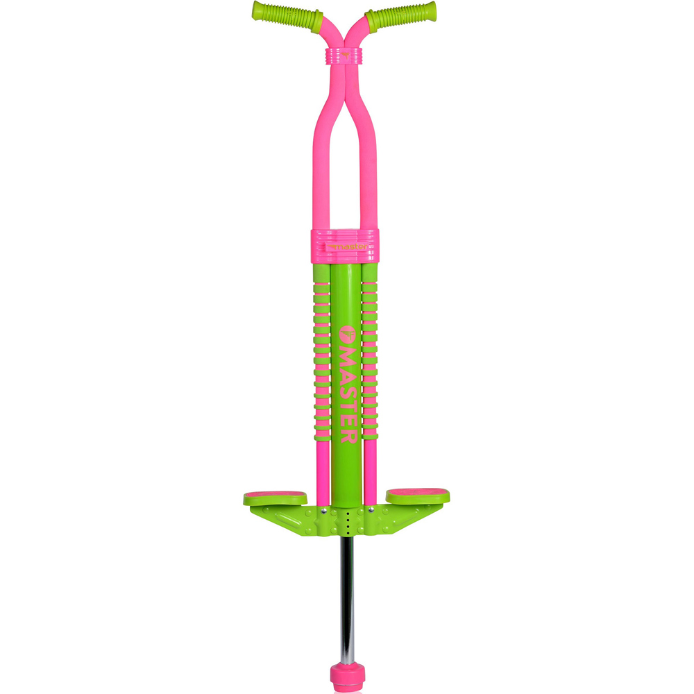 Flybar Master Pink and Green Pogo Stick Image 1