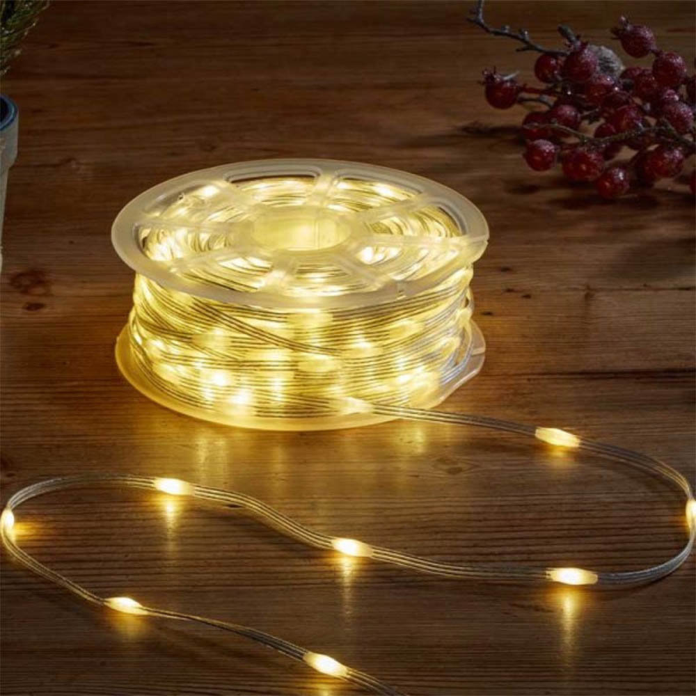 Samuel Alexander 1000 Warm White and Multicolour LED Clear String Light 75m Image 4