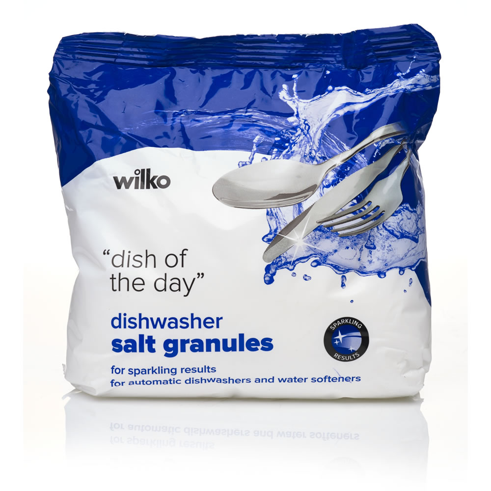 Wilko Dishwasher Salt Granules 2kg Image 1