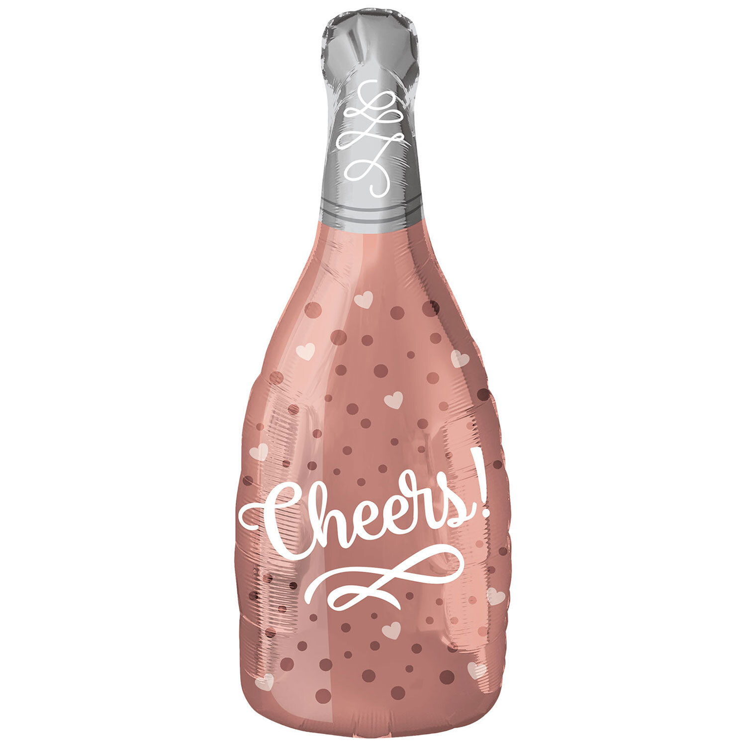Anagram Rose Junior Shape Cheers Bottle Balloon Image