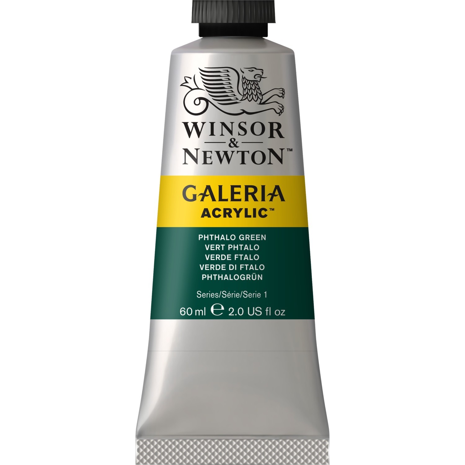 Winsor and Newton 60ml Galeria Acrylic Paint - Phthalo Green Image 1