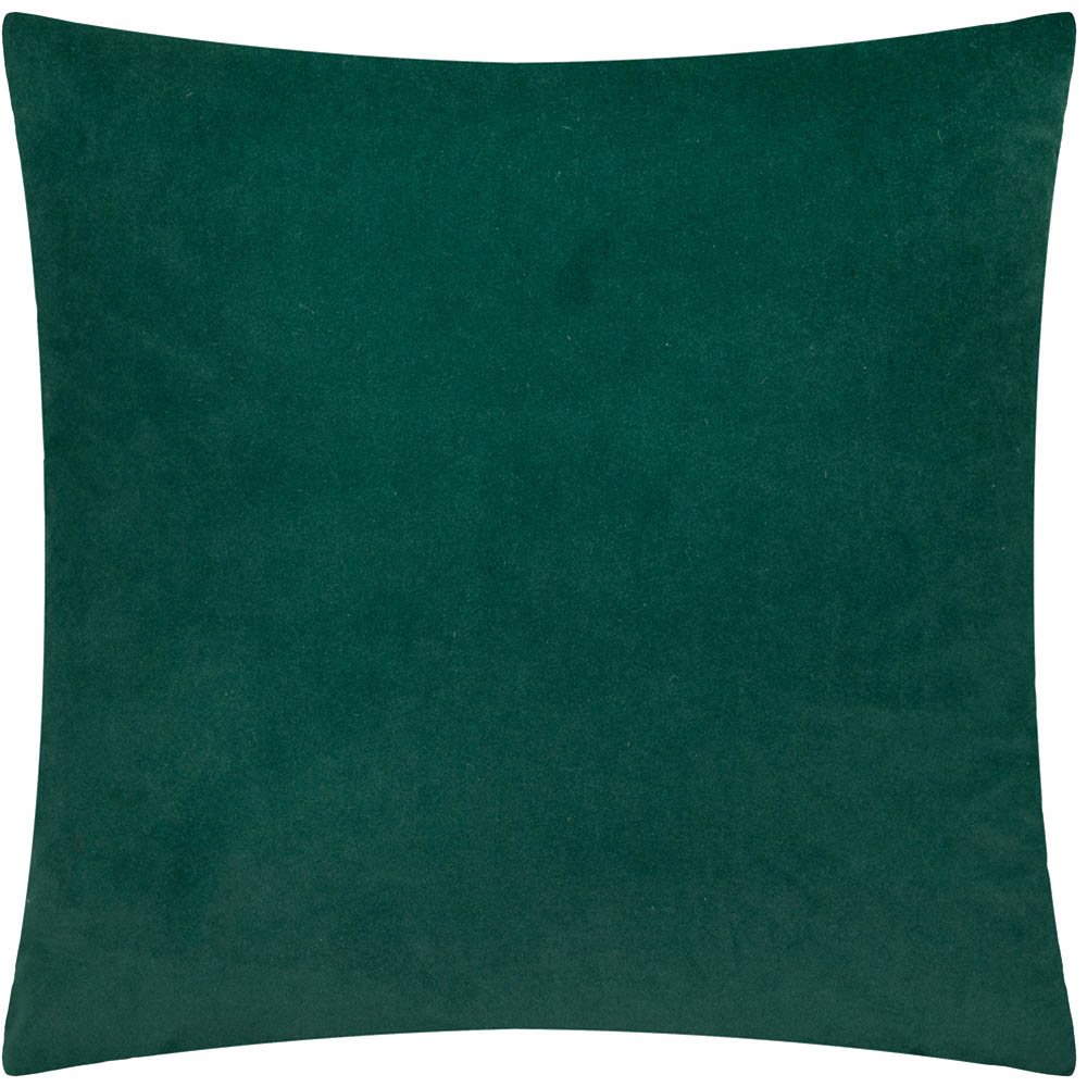 Paoletti Evoke Emerald Cut Velvet Cushion 55 x 55cm Image 3