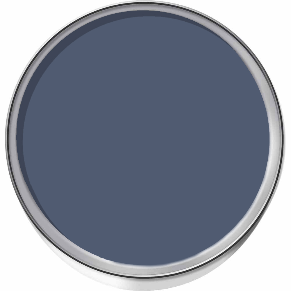 Wilko Bathroom Intense Blueberry Mid Sheen Emulsion Paint 2.5L Image 3