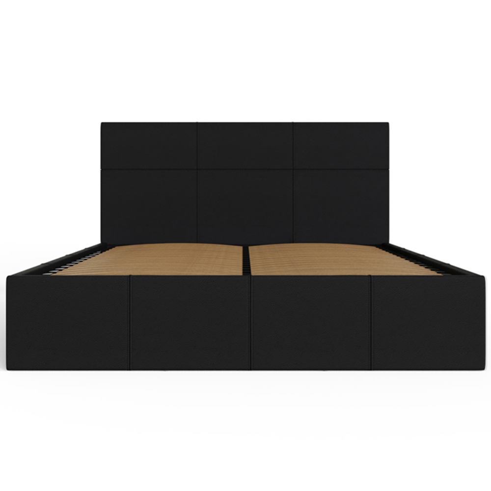 GFW King Size Black End Lift Ottoman Bed Image 5