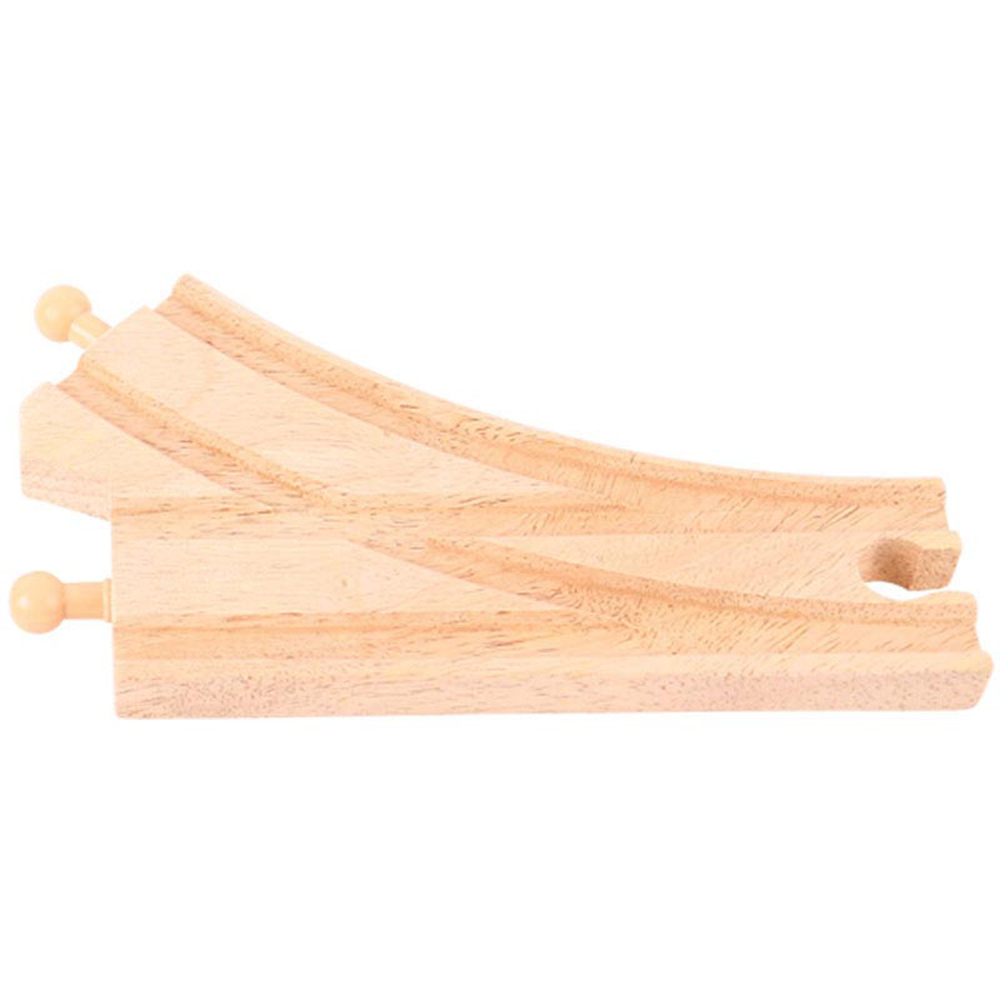 Bigjigs Rail Kids 12 Piece Curved Points Track Set Image 2