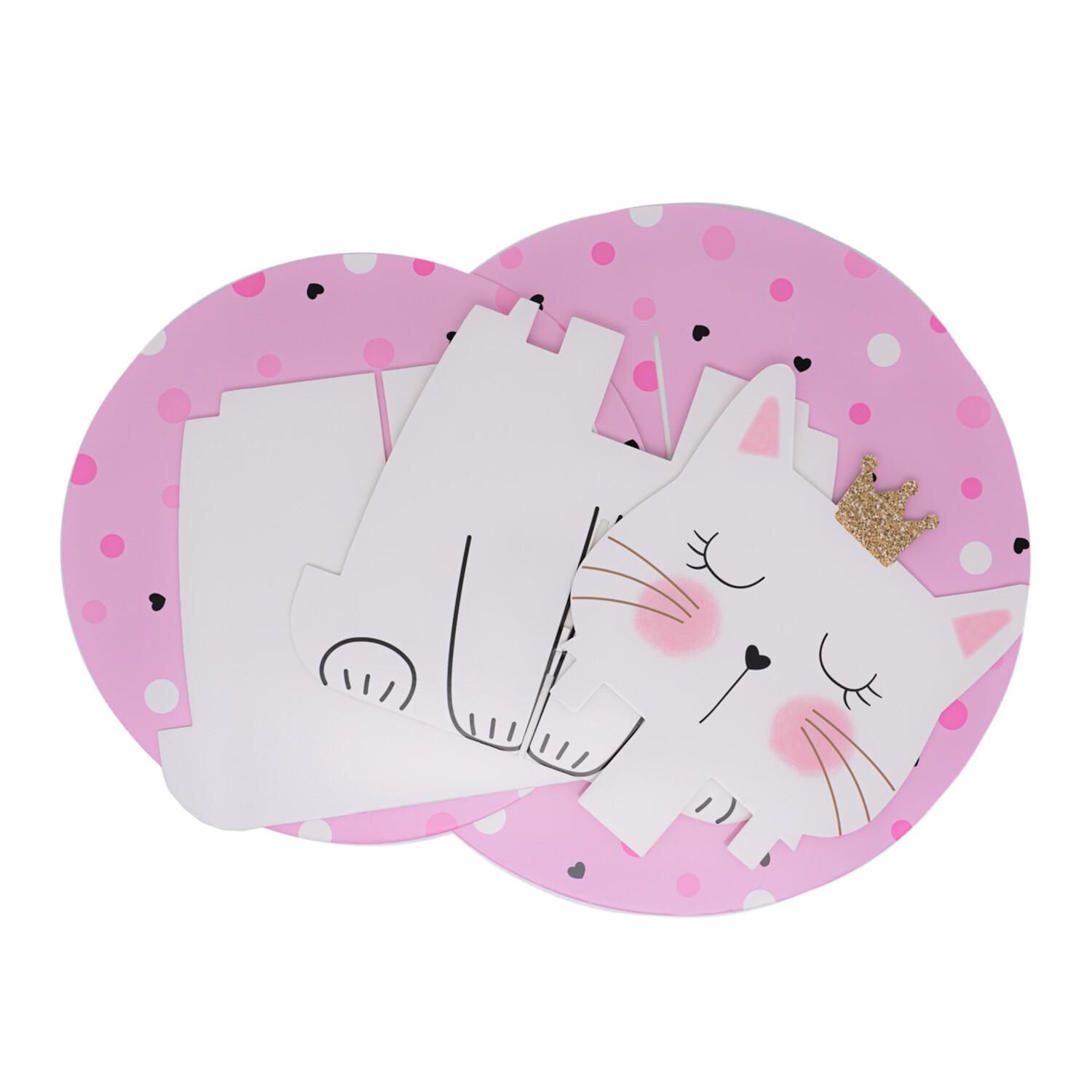 Kitten Party Cake Stand Pink Image 4
