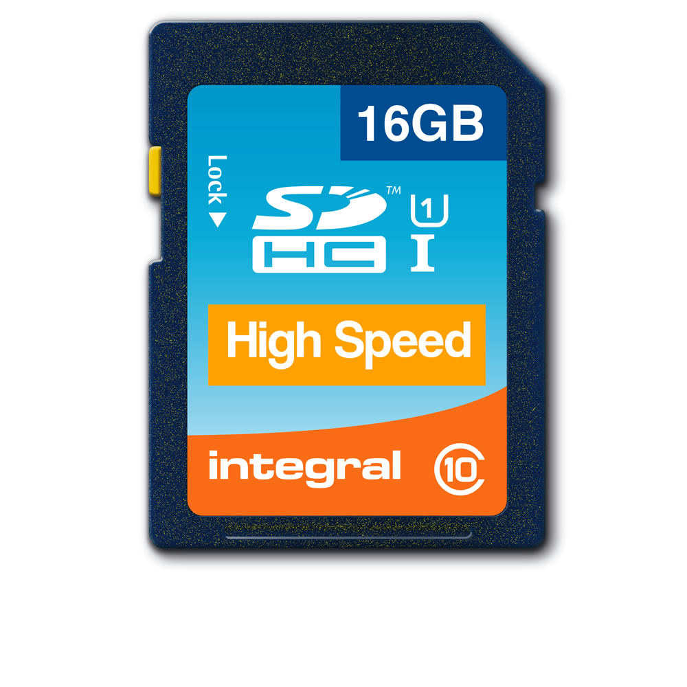 Integral 16GB High Speed SDHC Memory Card 80MB Image 2