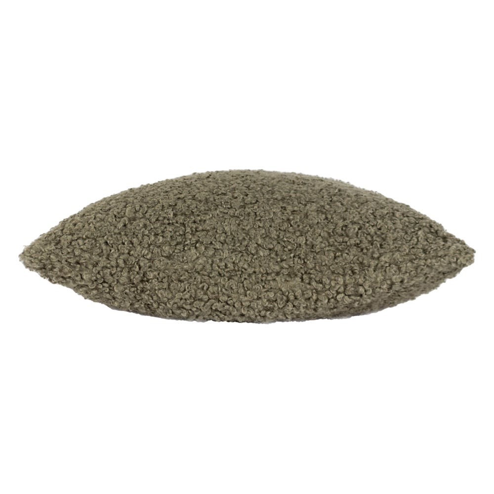 Yard Cabu Khaki Chunky Boucle Cushion Image 3