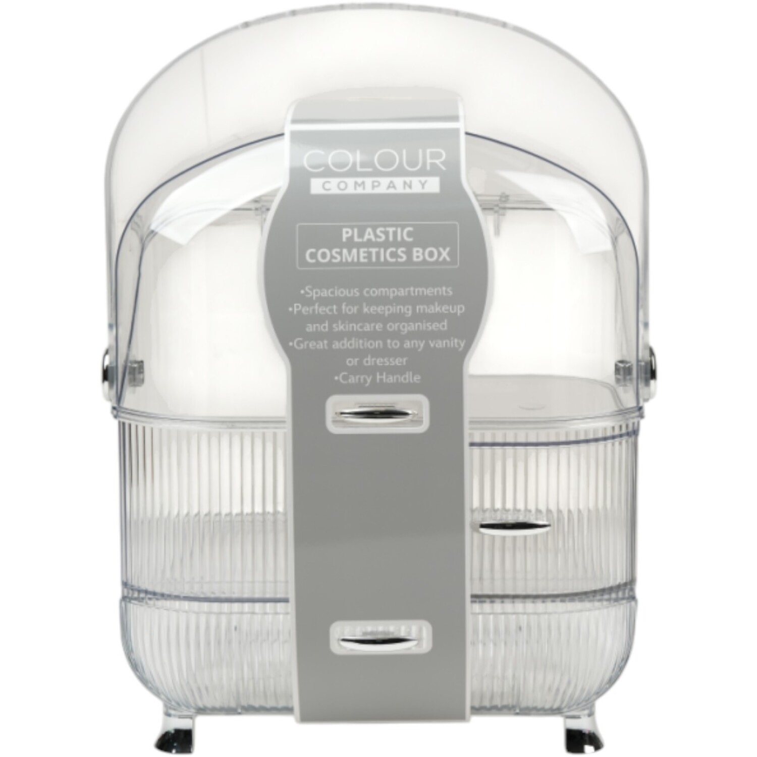 Plastic Cosmetics Box - Clear Image 1