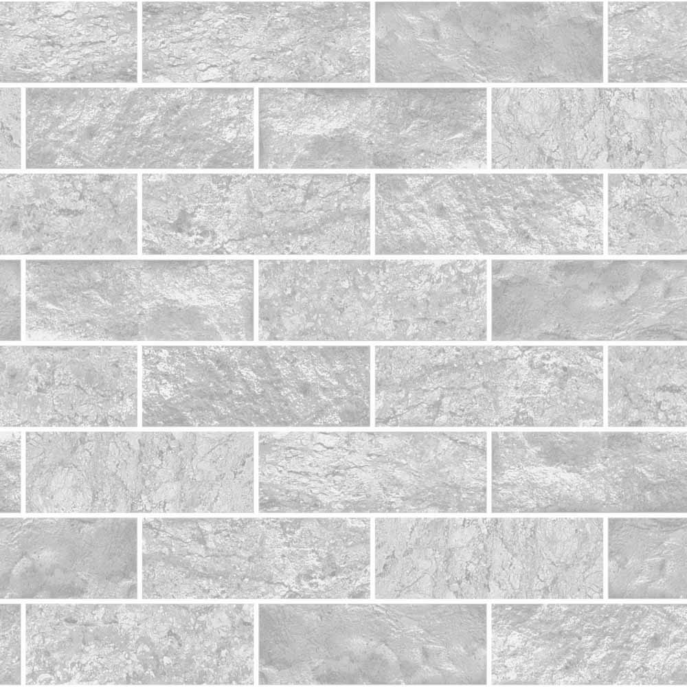 Contour Grey Tile Wallpaper Image 1