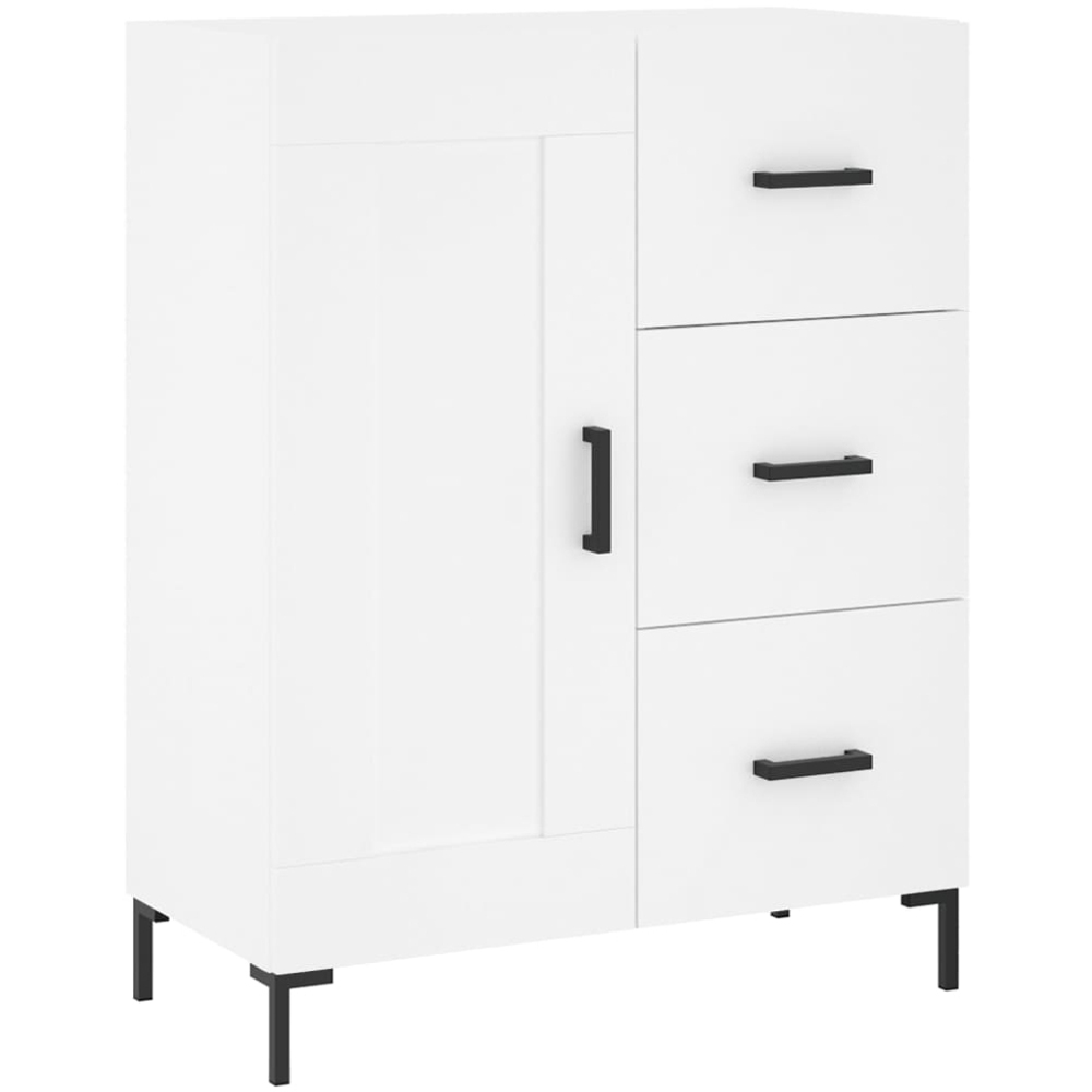 vidaXL 3 Door 3 Drawer White Highboard Image 7
