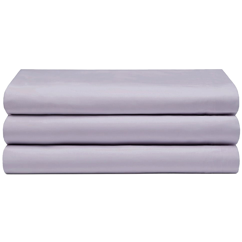 Serene Single Heather Flat Bed Sheet Image 1