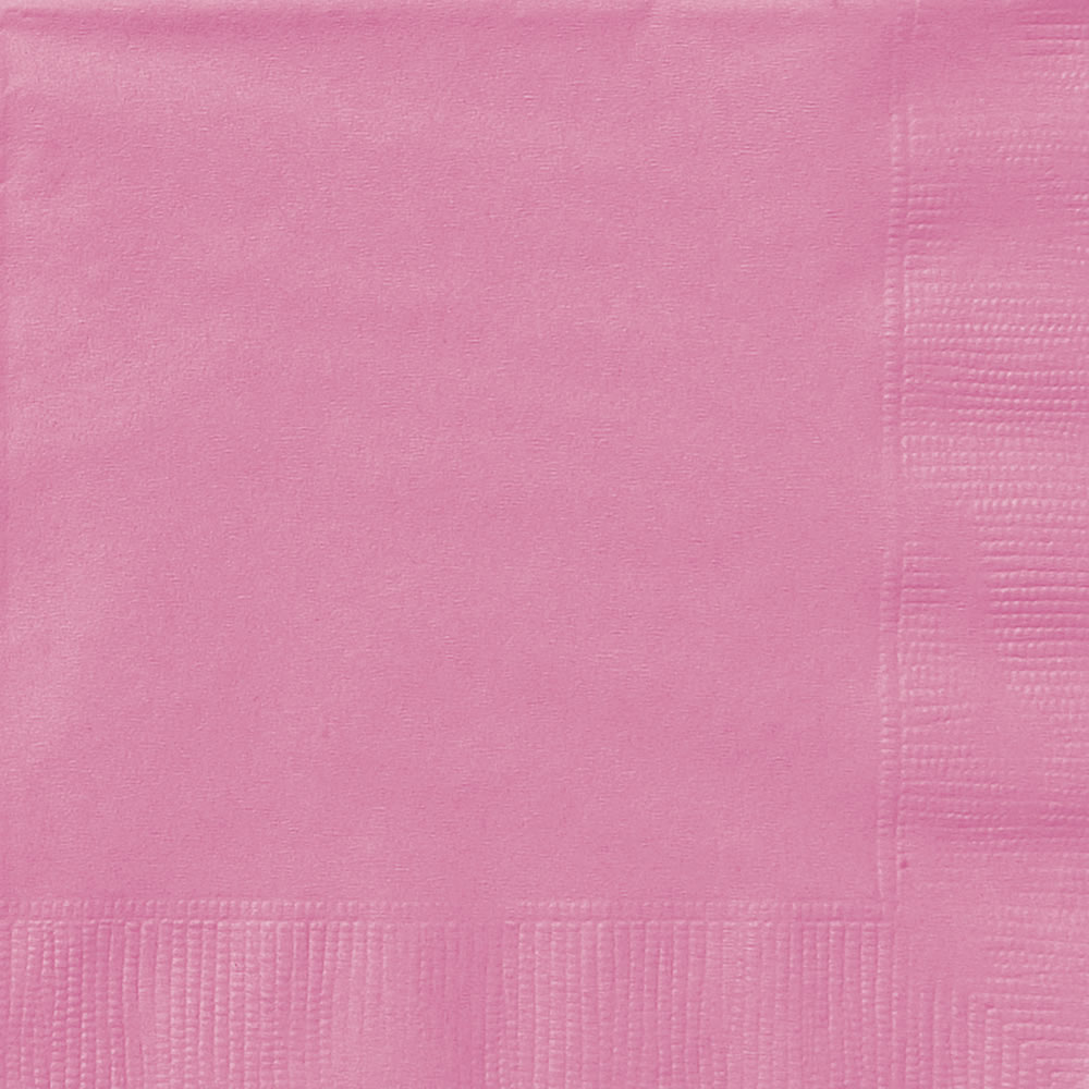 Wilko Pink Lunch Napkins 16 pack Image