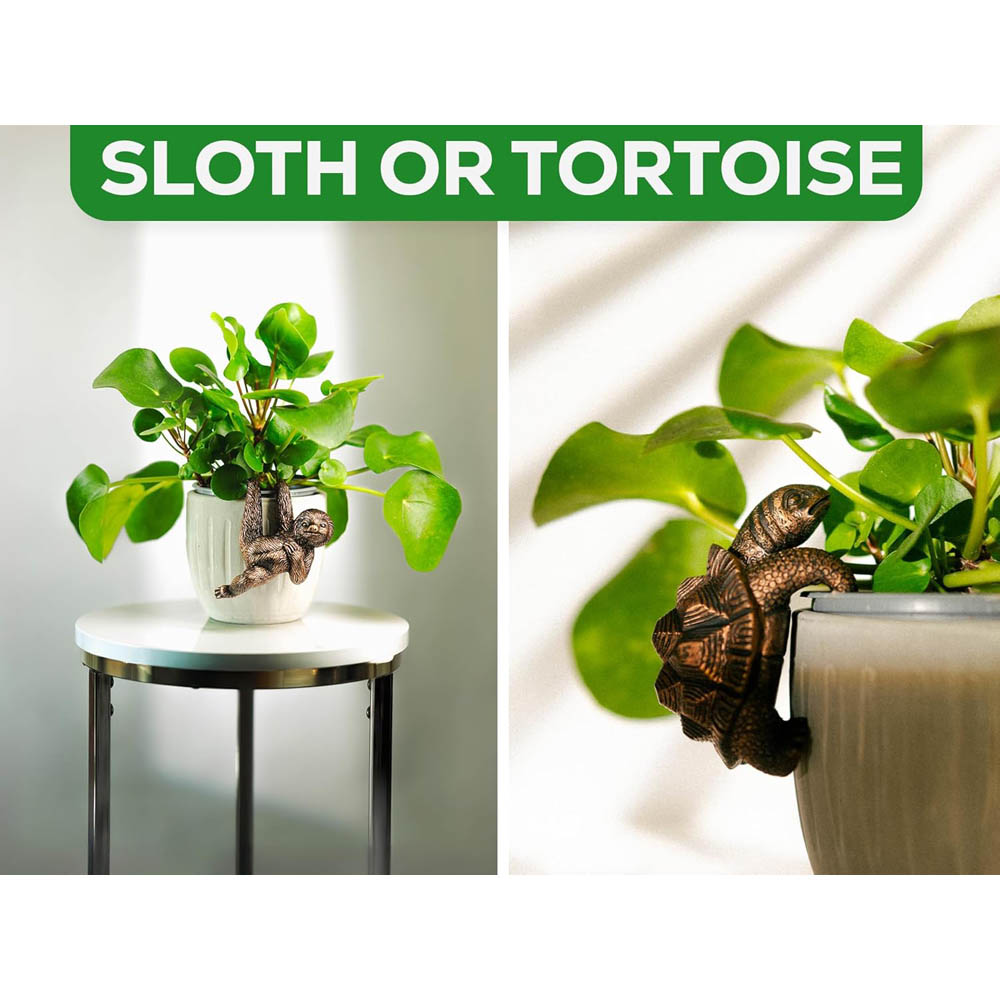 Marco Paul Bronze Tortoise Plant Pot Hanger Garden Ornament 2 Pack Image 5