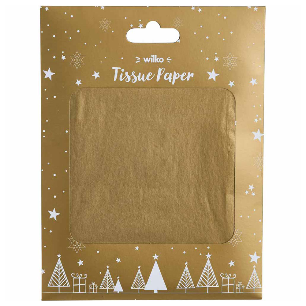 Wilko Luxe Gold Tissue Paper Wilko
