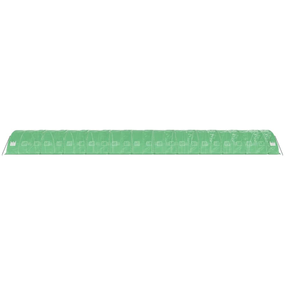 vidaXL Green Polyethylene Galvanised Steel Frame 78.4 x 16.4ft Greenhouse Image 4