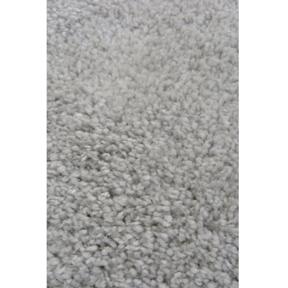 Homemaker Grey Snug Plain Shaggy Rug 67cm Image 2