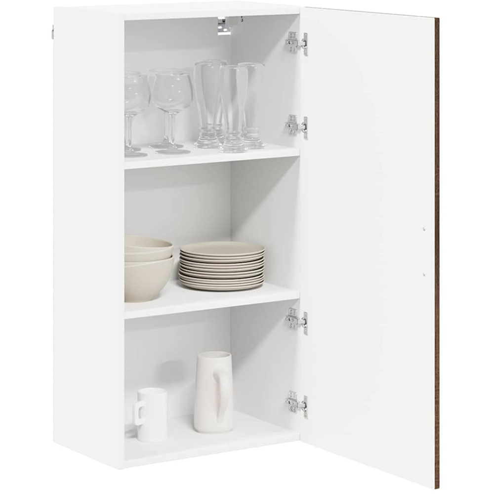 vidaXL Single Door Brown Oak Kitchen Wall Cabinet Image 3