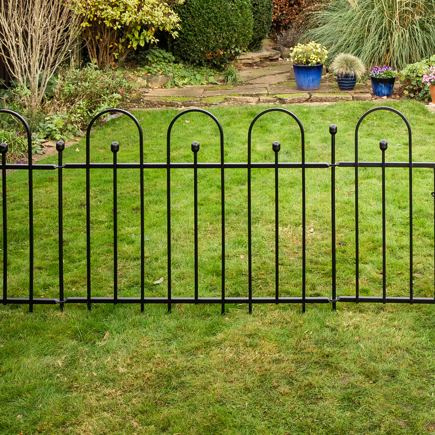 Easy Fit Fence Panel Black Image 2