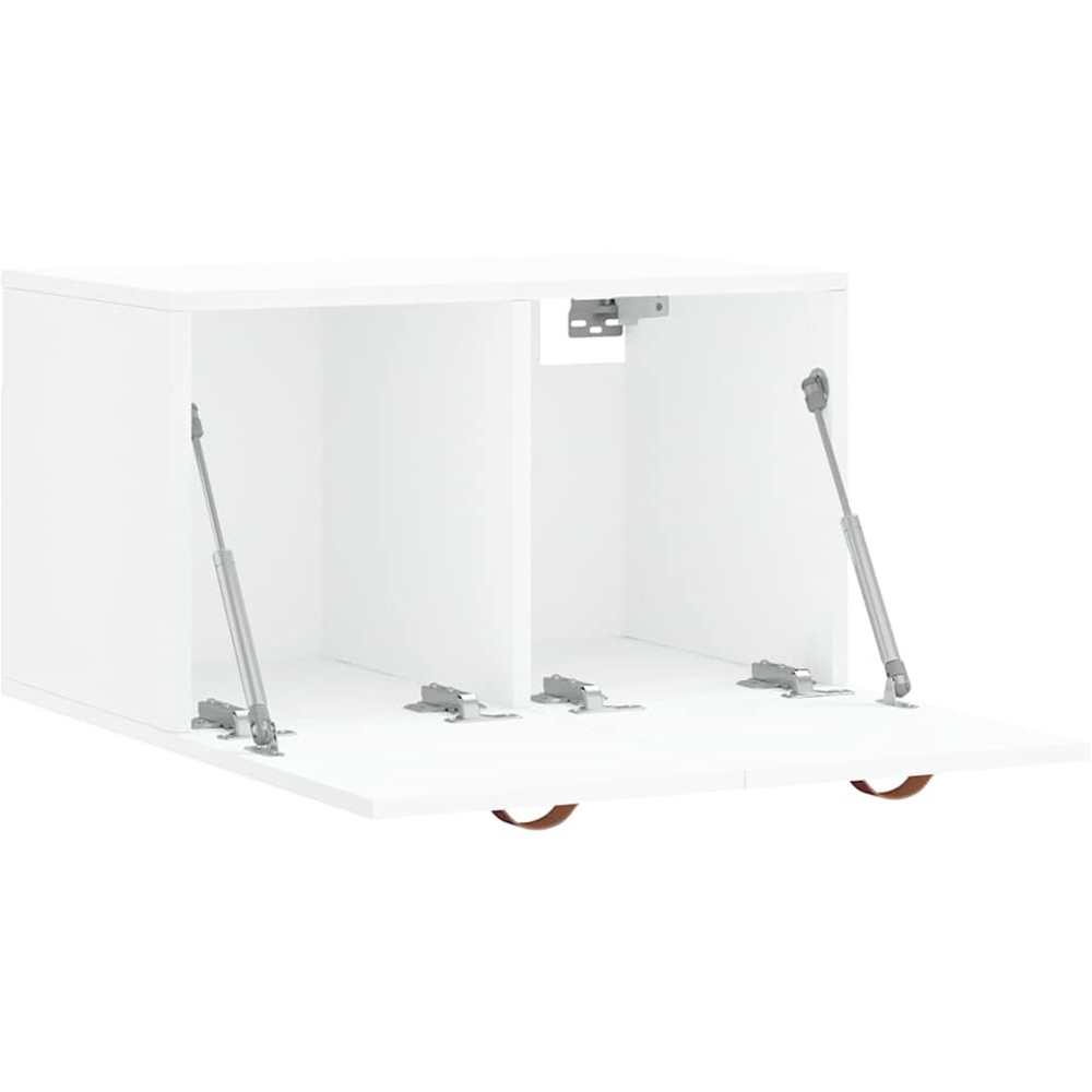 vidaXL 2 Door White Wall Cabinet Image 6