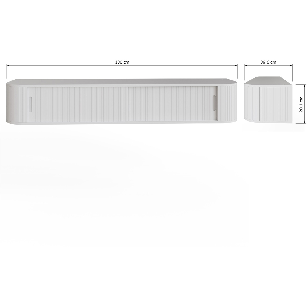 GFW Mateo White 3 Piece Living Room Furniture Set Image 9
