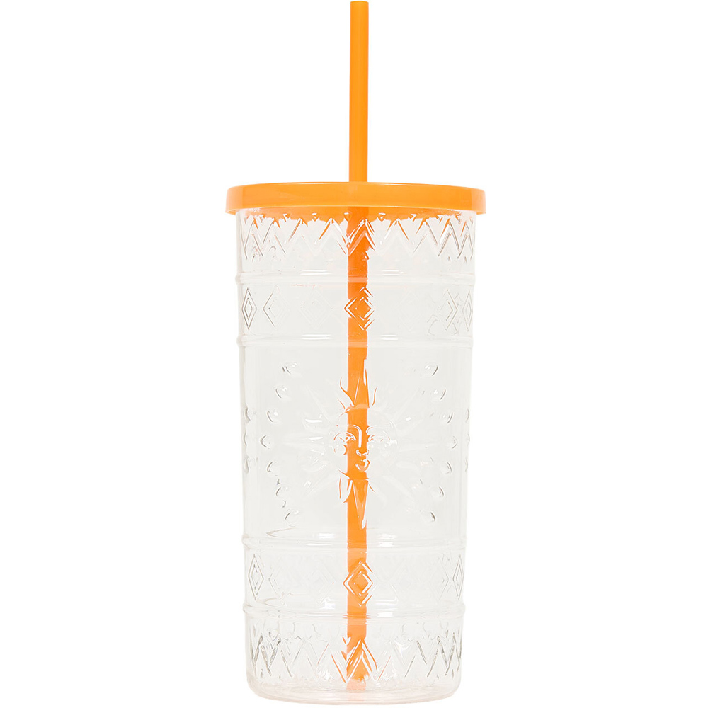 Boho Sun Framed Tumbler with Straw Image 2