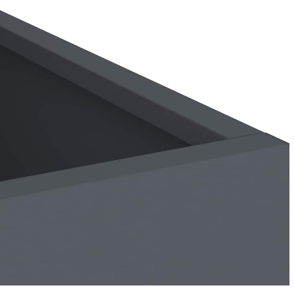 vidaXL Anthracite Cold Rolled Steel Garden Decor 40 x 50 x 32cm Image 6
