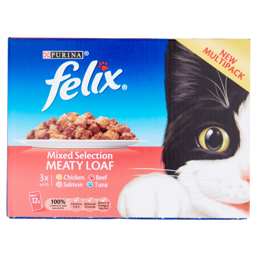 Felix Fish and Meat Cat Food 12 x 100g Image