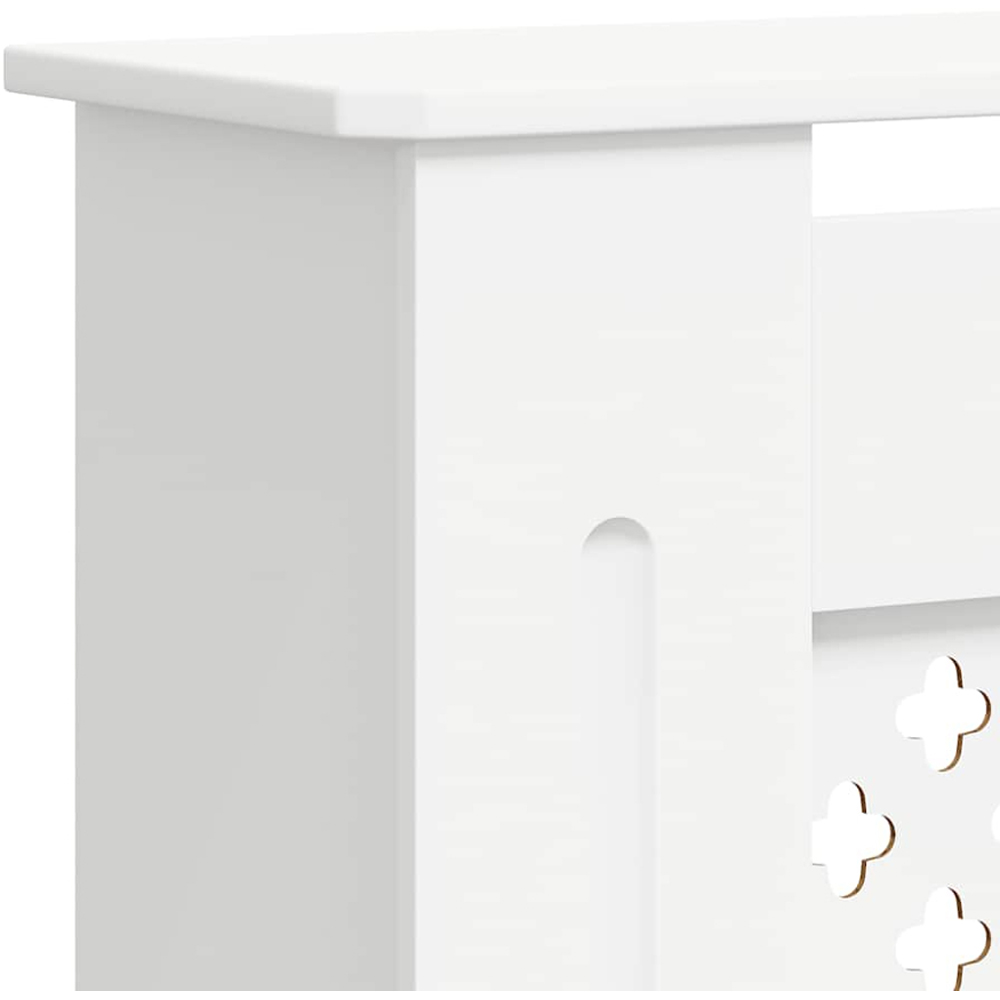 vidaXL White MDF Adjustable Radiator Cover 815 x 1420-2050mm Image 5