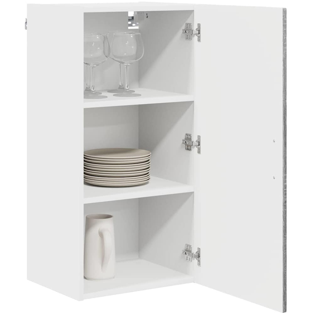 vidaXL Kalmar Single Door Grey Sonoma Wall Kitchen Cabinet Image 3