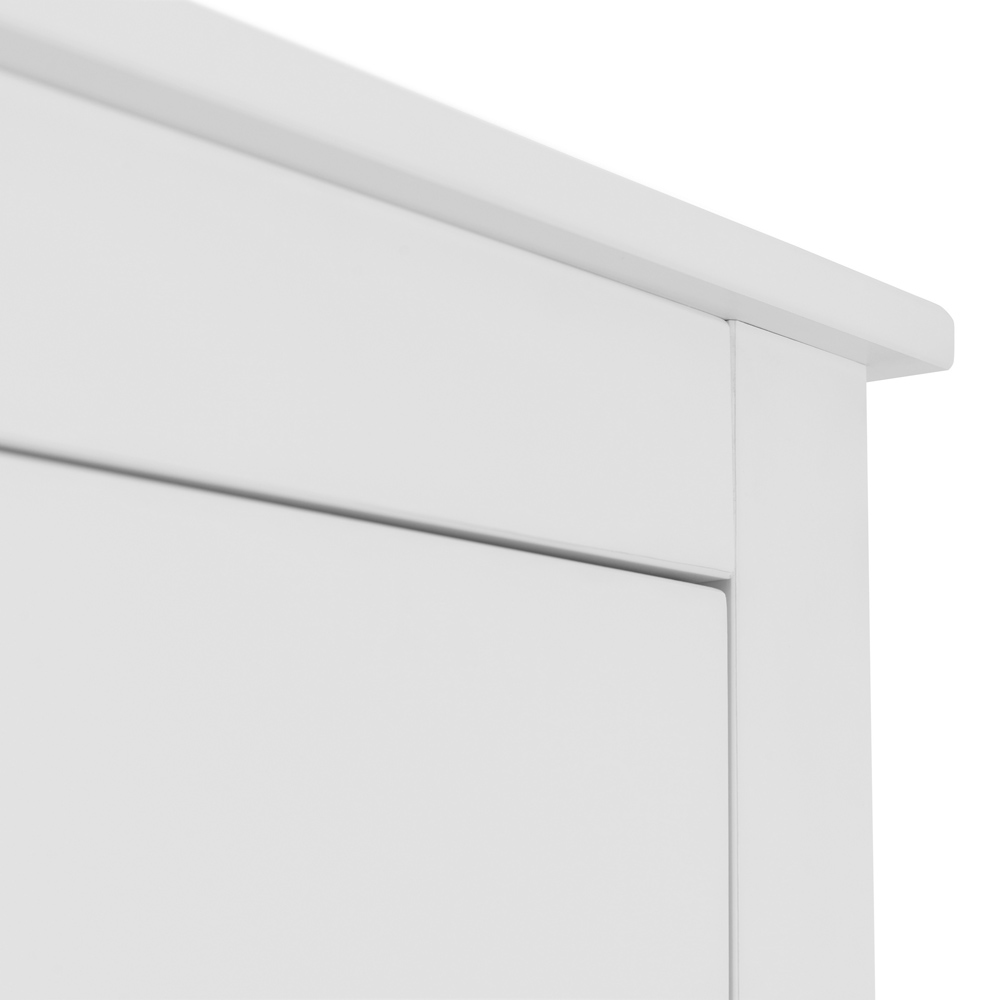 Julian Bowen Radley 2 Door Single Drawer Surf White Wardrobe Image 6