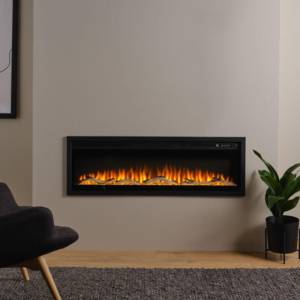 Focal Point Sasanoa Dark Grey Electric Fire 50in 1.5kW Image 7