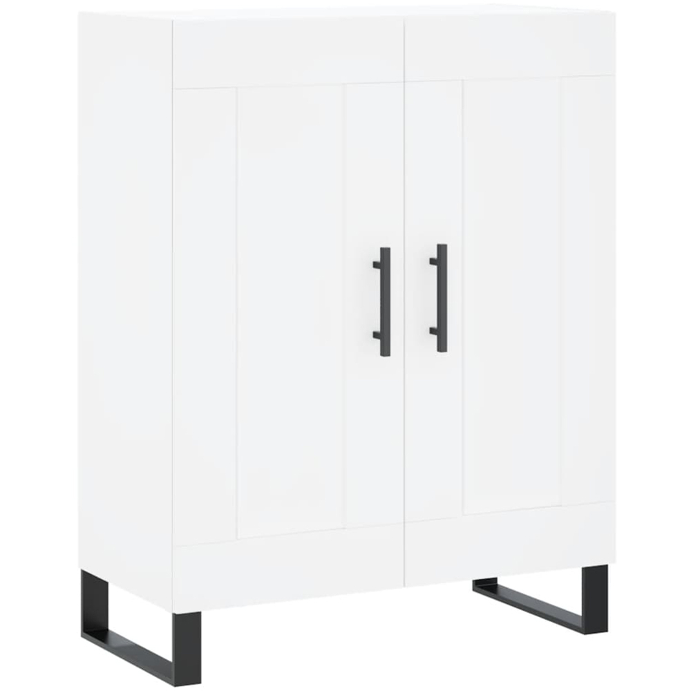 vidaXL 2 Door White Sideboard Image 2