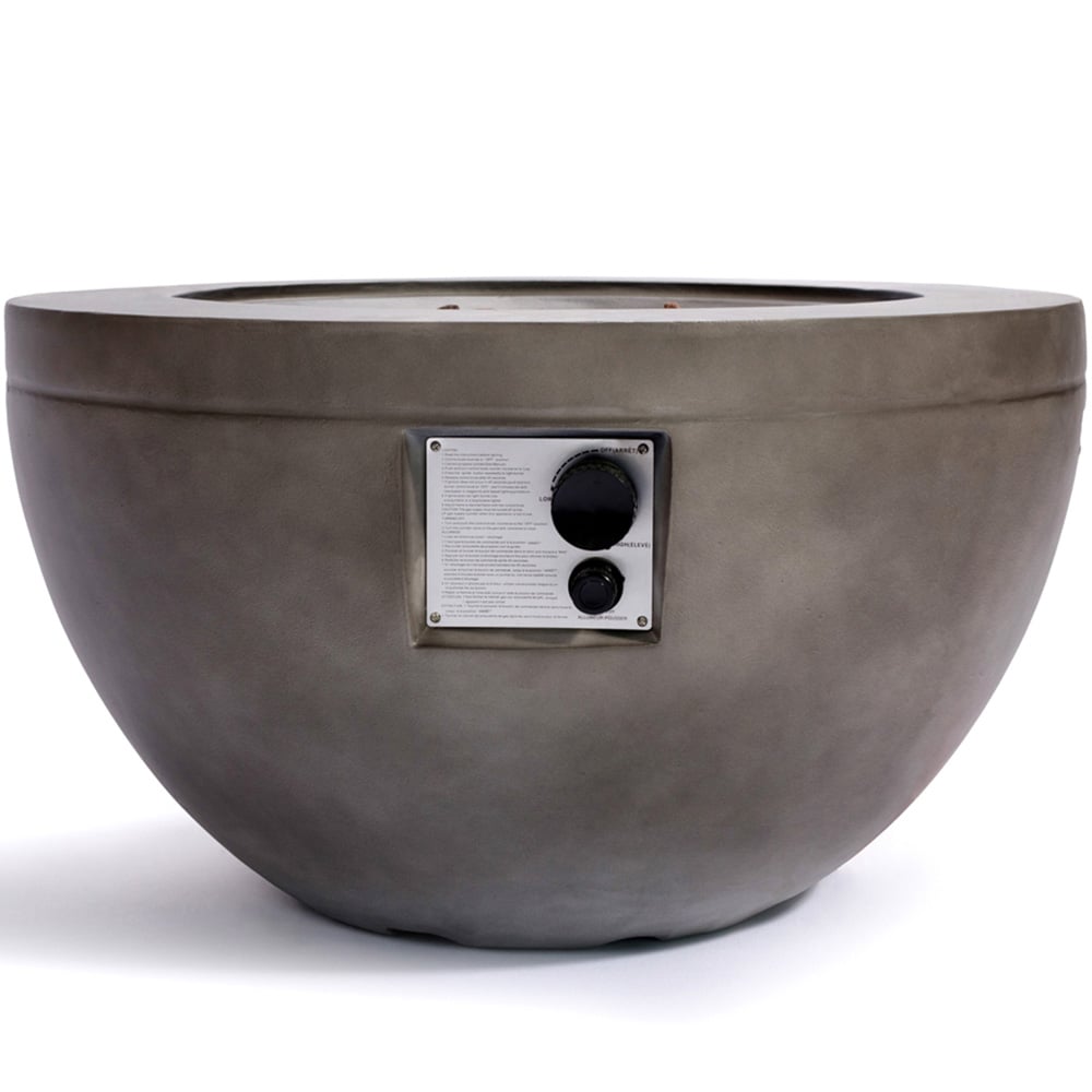 MDA Designs Tabiti Dark Stone Propane Outdoor Firepit Image 8
