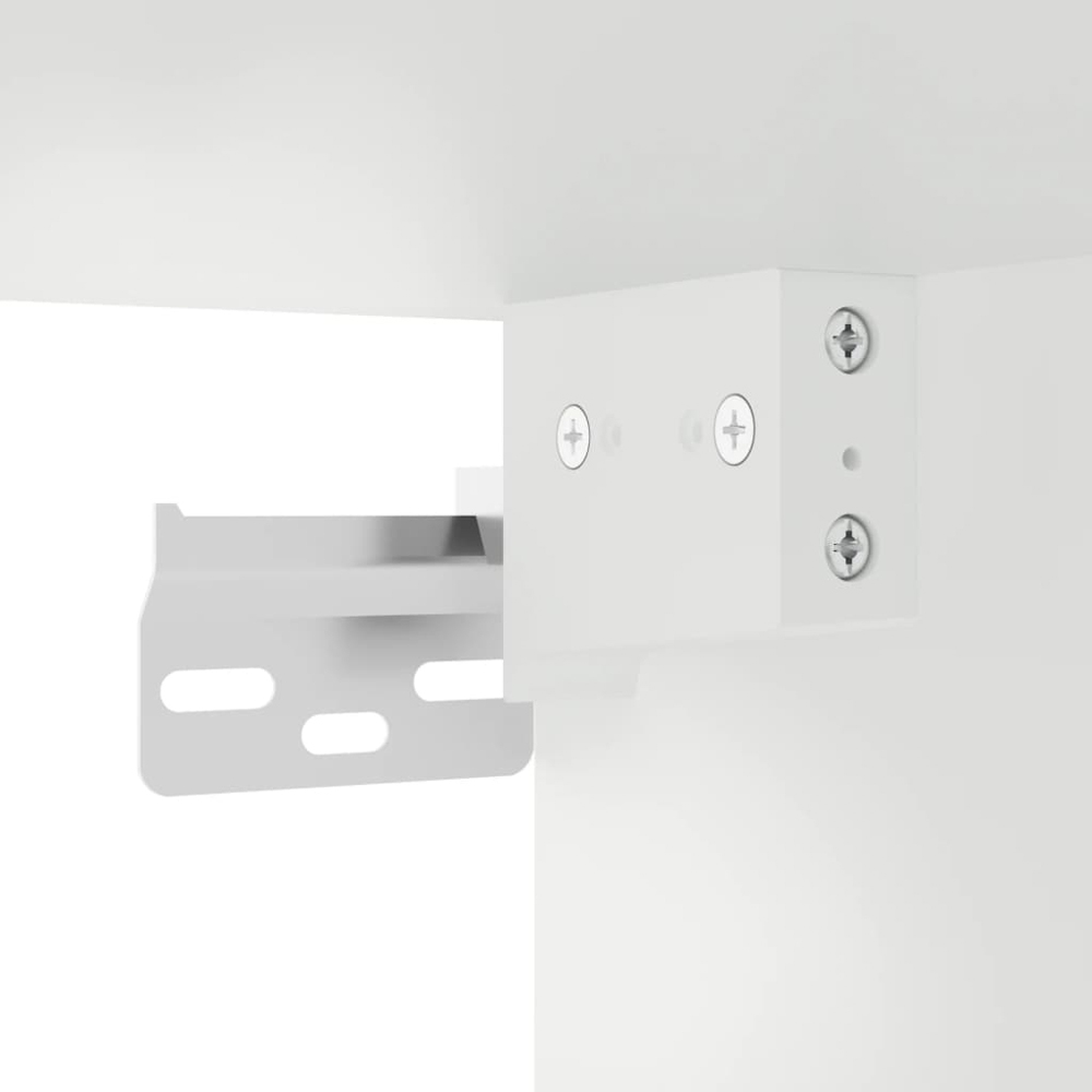 vidaXL 2 Door White Wall Cabinet Image 9