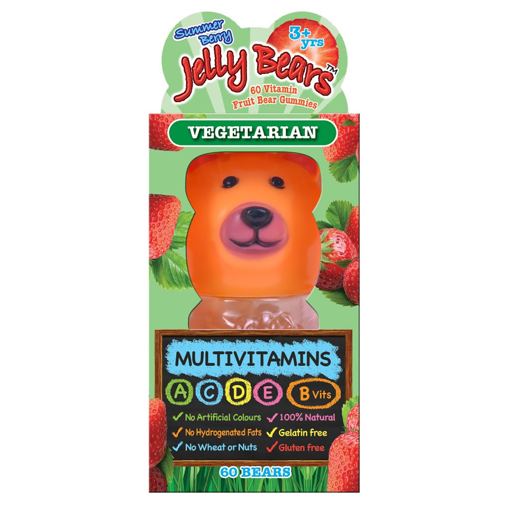 Millhouse Jelly Bears Multivitamin Summer Berry Flavour 3+ years 120g Image