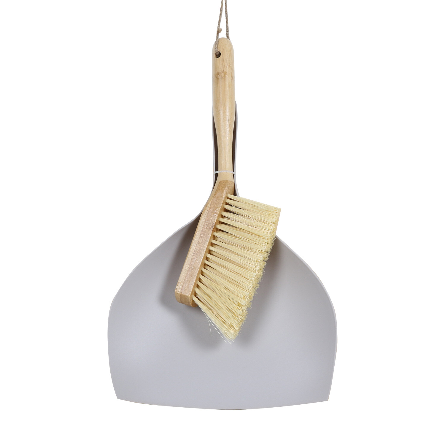 Bamboo Dustpan and Brush Large Image 2