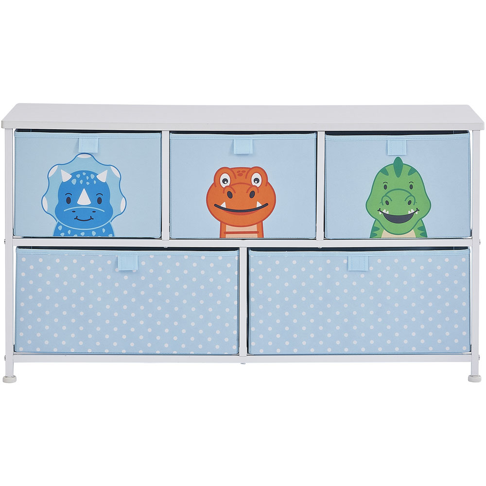 Liberty House Toys 5 Drawer Dinosaur Kids Storage Chest Image 3