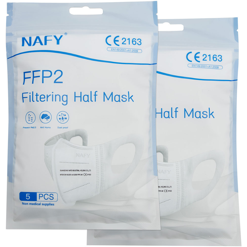 tectake Disposable Particle Filter Face Mask 10 Pack Image 5