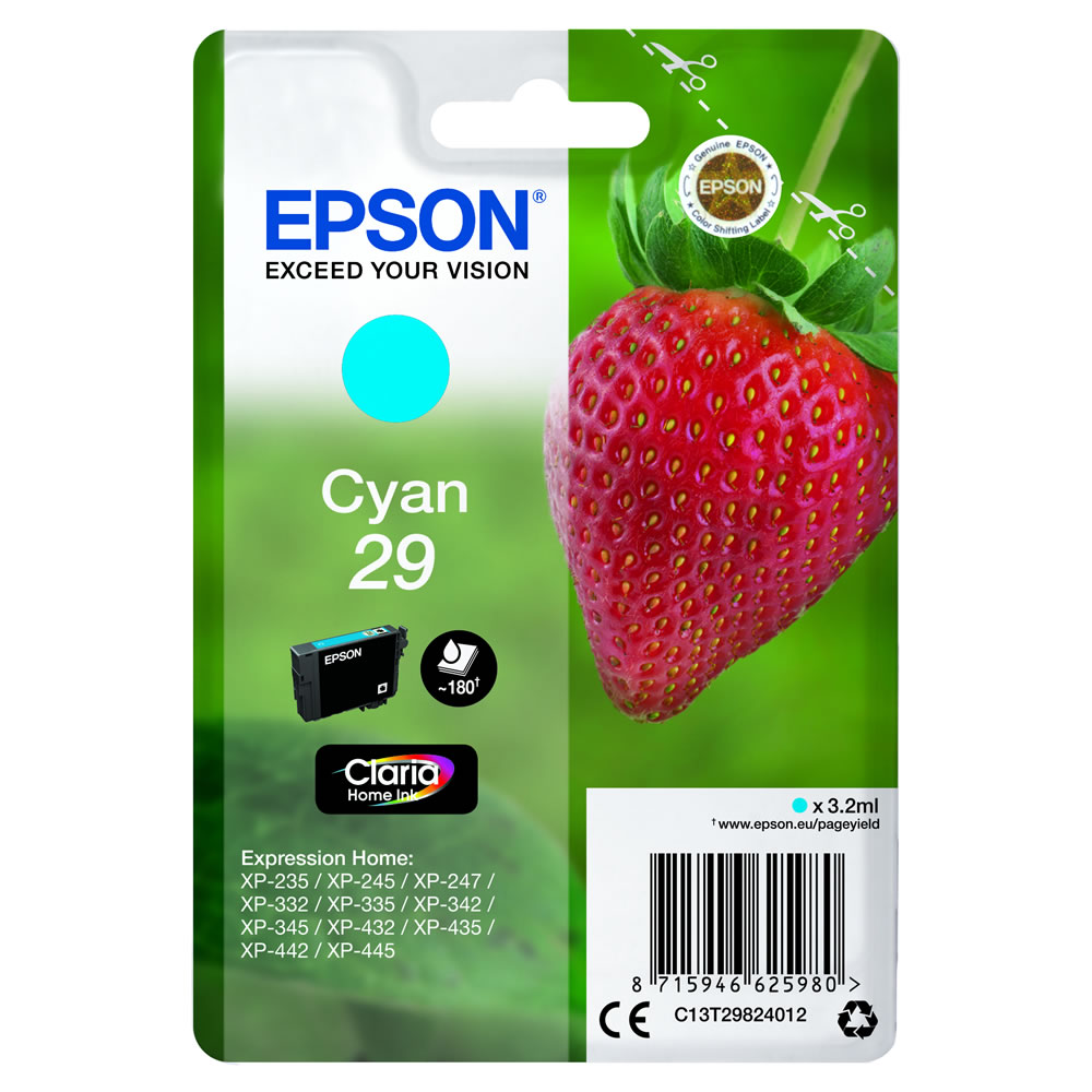 Epson 2981 Cyan Ink Cartridge Image