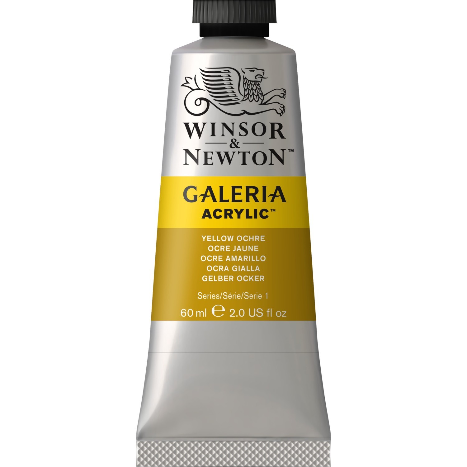 Winsor and Newton 60ml Galeria Acrylic Paint - Yellow Ochre Image 1