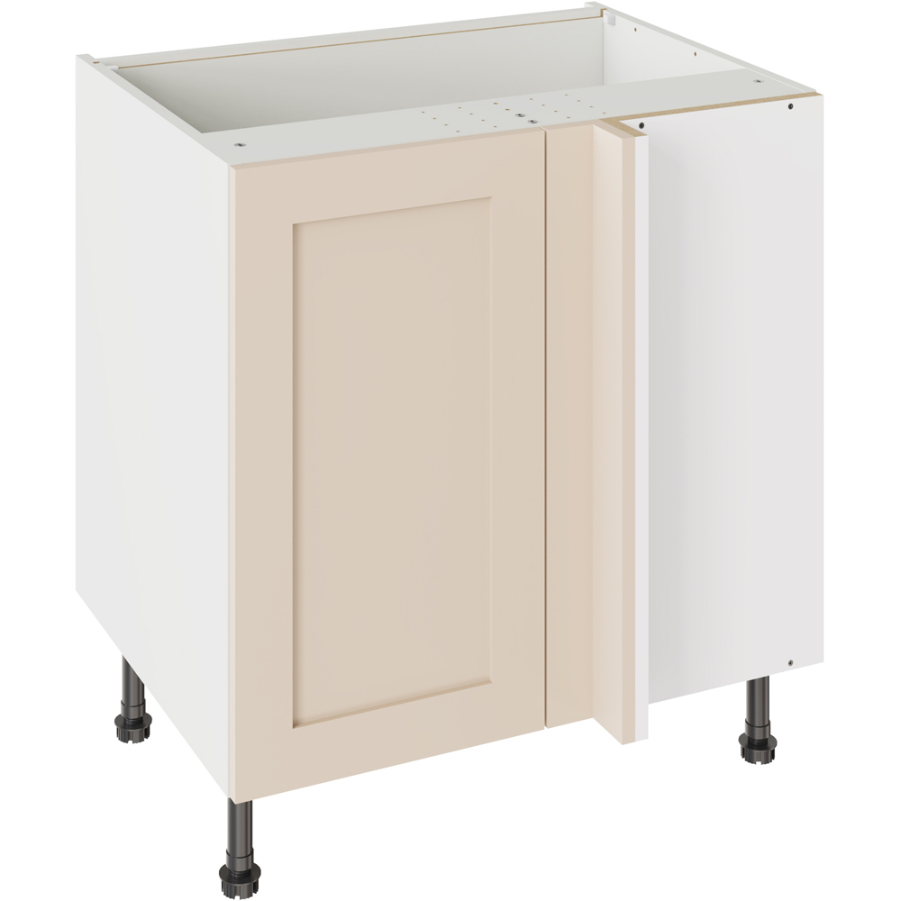 Kitchen Kit Shaker Matt Cashmere Blind Corner Base Kitchen Cabinet Flatpack 800mm Image 1