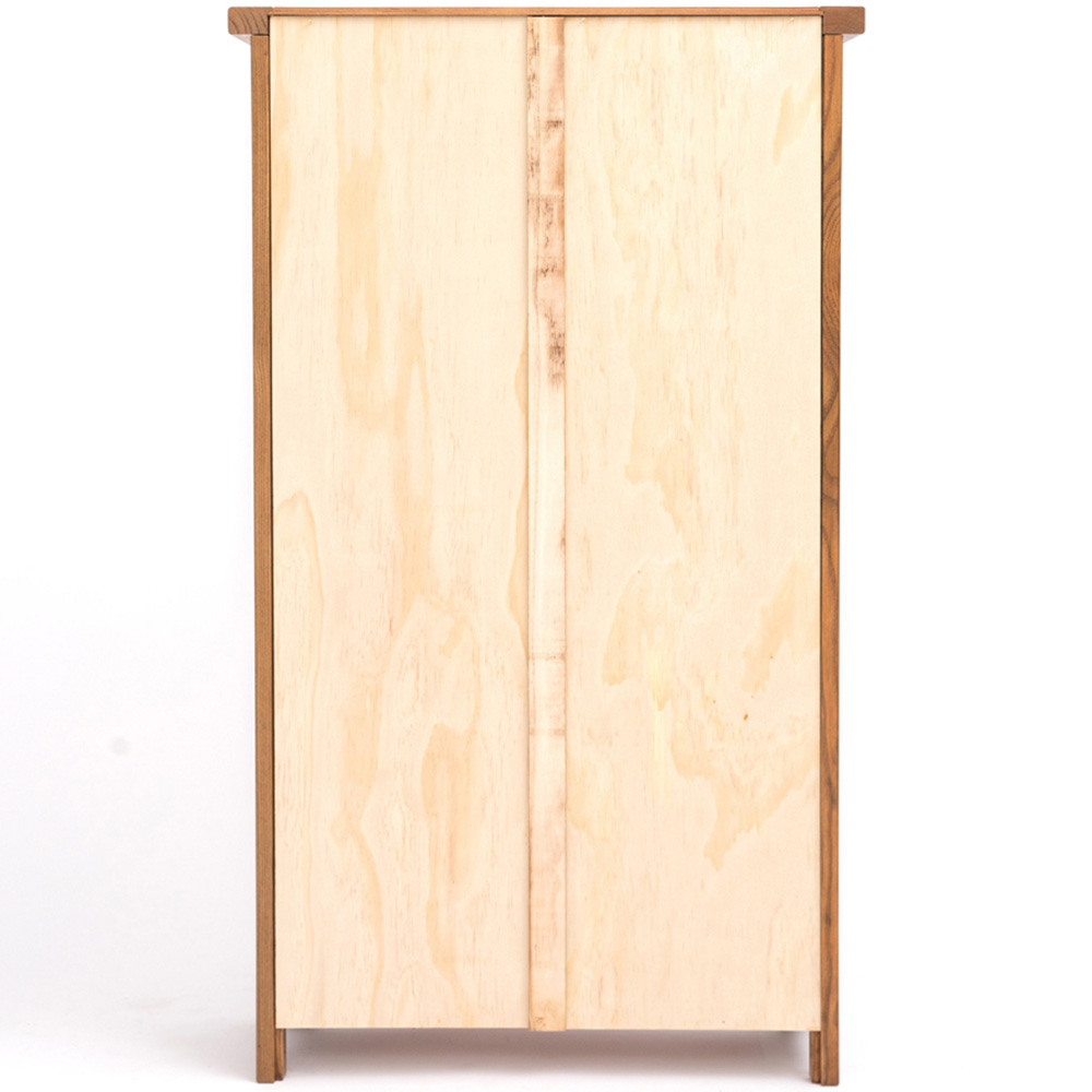 Salerno 4 Shelf Light Wood Bookcase Image 5